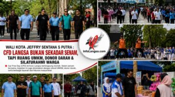 Bangkit Pasca-Banjir, Ribuan Warga Padati CFD Langsa: Wali Kota Jeffry Dorong Hidup Sehat & UMKM Tumbuh