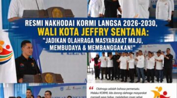 Resmi Nakhodai KORMI Langsa 2026-2030, Wali Kota Jeffry Sentana: Jadikan Olahraga Masyarakat Maju, Membudaya & Membanggakan!