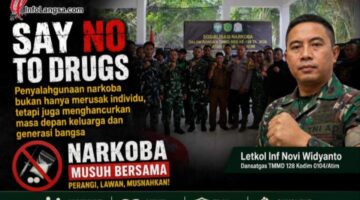 Bentengi Generasi Desa dari Narkoba, Posko TMMD 128 Kodim 0104/Atim Gelar Sosialisasi di Alue Canang