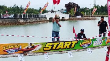 Nuansa Budaya & Pariwisata Meriah! Festival Boat Race Piala Walikota Langsa 2026 Hidupkan Danau Biru Hutan Kota Langsa