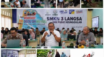 SMK Negeri 3 Langsa Satukan Workshop Digital dan Aksi Hijau, Perkuat Guru Bertumbuh dan Cinta Lingkungan