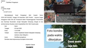 Skandal Dana Desa Rp165 Juta di Sampang: Inspektorat Diduga Biarkan Pelanggaran, Rakyat Dipaksa Kerja Tanpa Upah