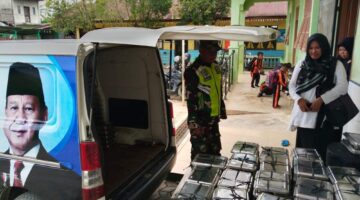 Babinsa Aktif Awasi Penyaluran Program MBG Di SDN Suka Mulia