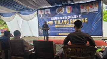Konferkab IX PWI Tulangbawang Digelar, Tentukan Nahkoda Baru Organisasi Wartawan