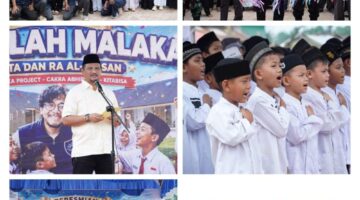 Bupati Aceh Tamiang Irjen Pol ( Pur ) Drs Armia Fahmi M.H Resmikan Sekolah Malaka