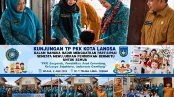 PKK Langsa Bergerak: Ny. Devi Sentana Perkuat Pendidikan Anak Usia Dini di Telaga Tujoh