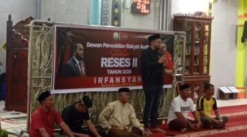 ANGGOTA DPRA IRFANSYAH SERAP ASPIRASI WARGA GAMPONG BLANG DI RESES II 2026