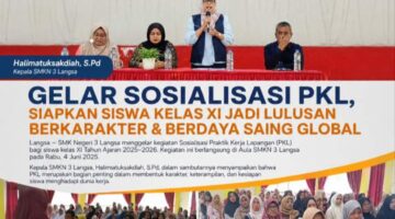 SMKN 3 Langsa Gelar Sosialisasi PKL, Hadirkan BPJS Ketenagakerjaan Untuk Jaminan Keselamatan Siswa