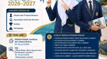 SPMB SMKN 3 LANGSA 2026/2027 DIBUKA! 4 JURUSAN UNGGULAN SIAP CETAK LULUSAN SIAP KERJA & BERKARAKTER