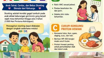 PUSKESMAS PADANG TEPONG LUNCURKAN “AYUK TING TING” + METODE ABCDE, GENCAR CEGAH STUNTING DI EMPAT LAWANG