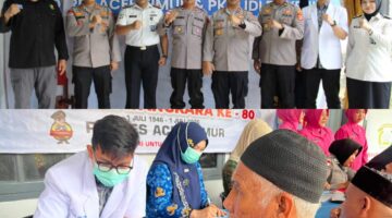 Wujud Sinergitas dan Kepedulian, Lapas Idi Laksanakan Pemeriksaan Kesehatan Bersama Polres Aceh Timur