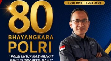 Rikky Fermana: Delapan Dekade Bhayangkara adalah Bukti Dedikasi Polri Menjaga Negeri