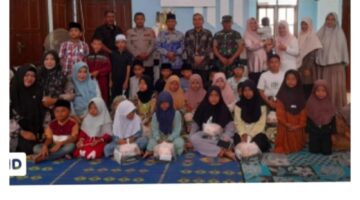 Danramil 08 Rantau Hadiri Santunan Anak Yatim Peringati 10 Muharram 1448 H
