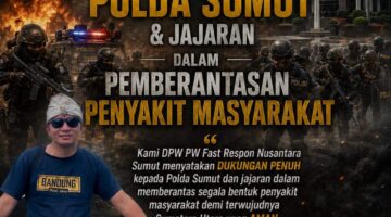 DPW FRN Sumut Dukung Kinerja Polda Sumut dan Jajaran Dalam Pemberantasan Penyakit Masyarakat