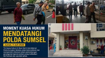 Tim Kuasa Hukum Ilyas Harmi Koordinasi ke Polda Sumsel