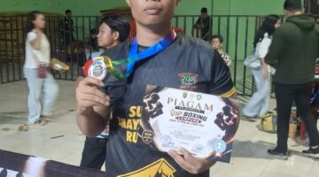 Prestasi Membanggakan, Personel Polda Sumsel Naik Podium di Kejuaraan Tinju Amatir Road to PON Bela Diri 2026