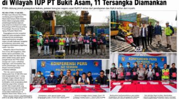 PTBA Dukung Polisi Bongkar Tambang Ilegal di Wilayah IUP, 11 Tersangka Diamankan