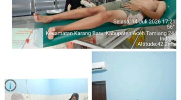 IGD di puskesmas karang baru berfungsi sebagai unit pelayanan kegawat daruratan medis selama 24 jam