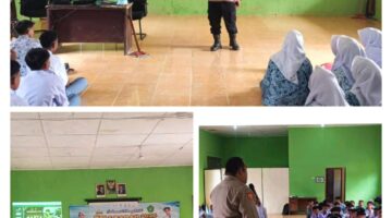 Polsek Tenggulun Berikan Sosialisasi Bahaya Penyalahgunaan Narkoba Dan Napza Kepada Para Siswa