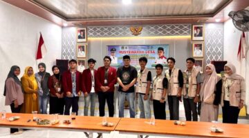MAHASISWA KKN IAIN LANGSA 2026 HADIRI PENETAPAN PANITIA PEMILIHAN BPD DESA BESILAM