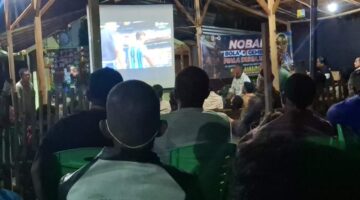 Kodim 0102/Pidie Gelar Nobar Final Piala Dunia 2026 Bersama Warga di Lokasi TMMD ke-129