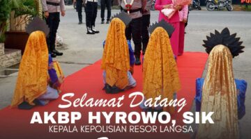 AKBP Hyrowo Resmi Tiba di Kota Langsa, Laksanakan Pisah Sambut dengan AKBP Mughi Prasetyo Habrianto