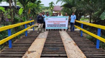 Jembatan Dusun Selamat Rampung, Aktivitas Warga Kampung Bengkelang Kembali Lancar