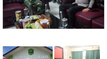 Kapolres Aceh Tamiang Jalin Silaturahmi ke Kodim 0117/Aceh Tamiang, Perkuat Sinergitas TNI–Polri