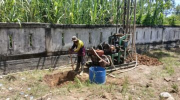Satgas TMMD Ke-129 Kodim 0102/Pidie Mulai Pengeboran Sumur Bor di Komplek Masjid Desa Blang Cot