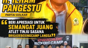 Semangati Atlet Brigade Boxing Camp, H. Ilham Pangestu: Kalian Duta Langsa