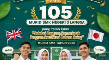 105 SISWA SMKN 3 LANGSA LOLOS SELEKSI PROGRAM SERTIFIKASI BAHASA ASING VIERA 2026