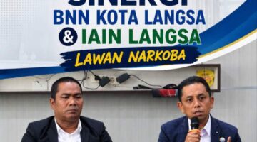 BNN KOTA LANGSA DAN IAIN LANGSA PERKUAT SINERGITAS P4GN
