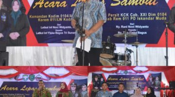 Wali Kota dan Wakil Wali Kota Langsa Hadiri Lepas Sambut Dandim 0104/Aceh Timur, Perkuat Sinergi untuk Daerah