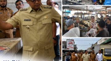 Tindaklanjuti Aspirasi Pedagang, Wali Kota Langsa Tinjau dan Benahi Pasar
