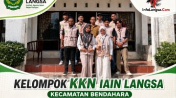 KKN IAIN Langsa di Bendahara Silaturahmi dengan Camat, Laporkan Progres 2 Minggu Pengabdian