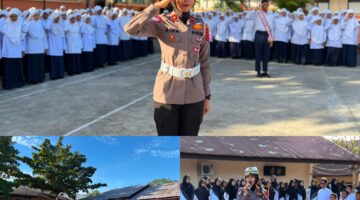 Polantas Bireuen Gelar Police Goes To School, Ciptakan Pelajar Tertib Berlalu Lintas.