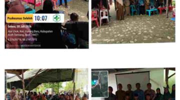 Puskesmas Selele Gelar Layanan Kesehatan Gratis di Desa Alue Lhok, Jangkau Komunitas Adat Terpencil
