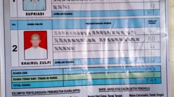 SUPRIADI TERPILIH JADI DATOK PENGHULU DESA SAPTAMARGA PERIODE 2026-2032