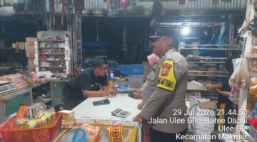 Polsek Makmur Intensifkan Patroli Malam, Antisipasi Gangguan Kamtibmas di Wilayah Hukum Polsek Makmur