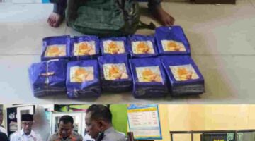 Dua Tersangka diciduk membawa 10,6 Kilogram Sabu.