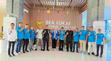 KNPI Sulsel Gandeng Bea Cukai Makassar, Bidik Kolaborasi Pemberdayaan Pemuda