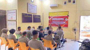 Bagren Polres Aceh Tamiang Laksanakan Supervisi Perencanaan Program dan Anggaran di Empat Polsek Jajaran