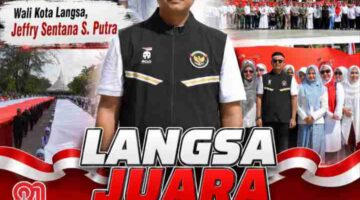 Jeffry Sentana Pimpin Kirab Bendera Raksasa, Ajak Warga Isi Kemerdekaan dengan Karya Nyata