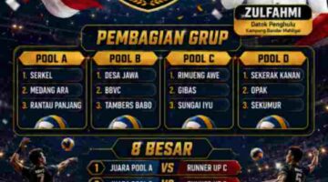 Bangkit Pasca Banjir! Piala Datok CUP I Sekerak Siapkan Hadiah Puluhan Juta
