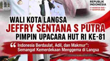 Khidmat dan Penuh Makna, Upacara HUT RI ke-81 di Langsa Santuni Veteran & Serahkan Remisi