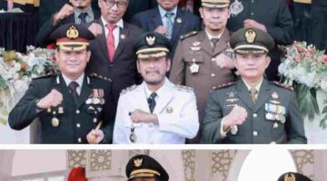 Razuardi Sebagai Irup. Penurunan Bendera HUT Kemerdekaan RI Berlangsung Khidmat.