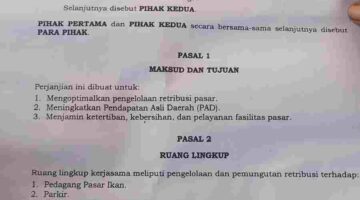 Resmi! Nurmansyah Ditunjuk Pemko Langsa Sebagai Pengutip Retribusi Pasar Ikan Langsa