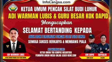 Demi Piala Gubsu, Pencak Silat Budi Luhur Terjunkan 35 Atlet pada Kejuaraan Open Sumut