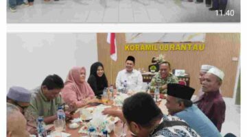 Danramil 08 Rantau Silaturahmi dengan Ulama, Bahas Jaga Kamtibmas dan Cegah Paham Radikal