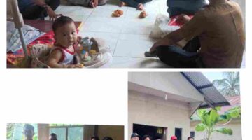 Anggota DPRA Aceh Bang Zek menyalurkan Bantuan kepada Anak Tunanetra di desa Medang Ara Kabupaten Aceh Tamiang